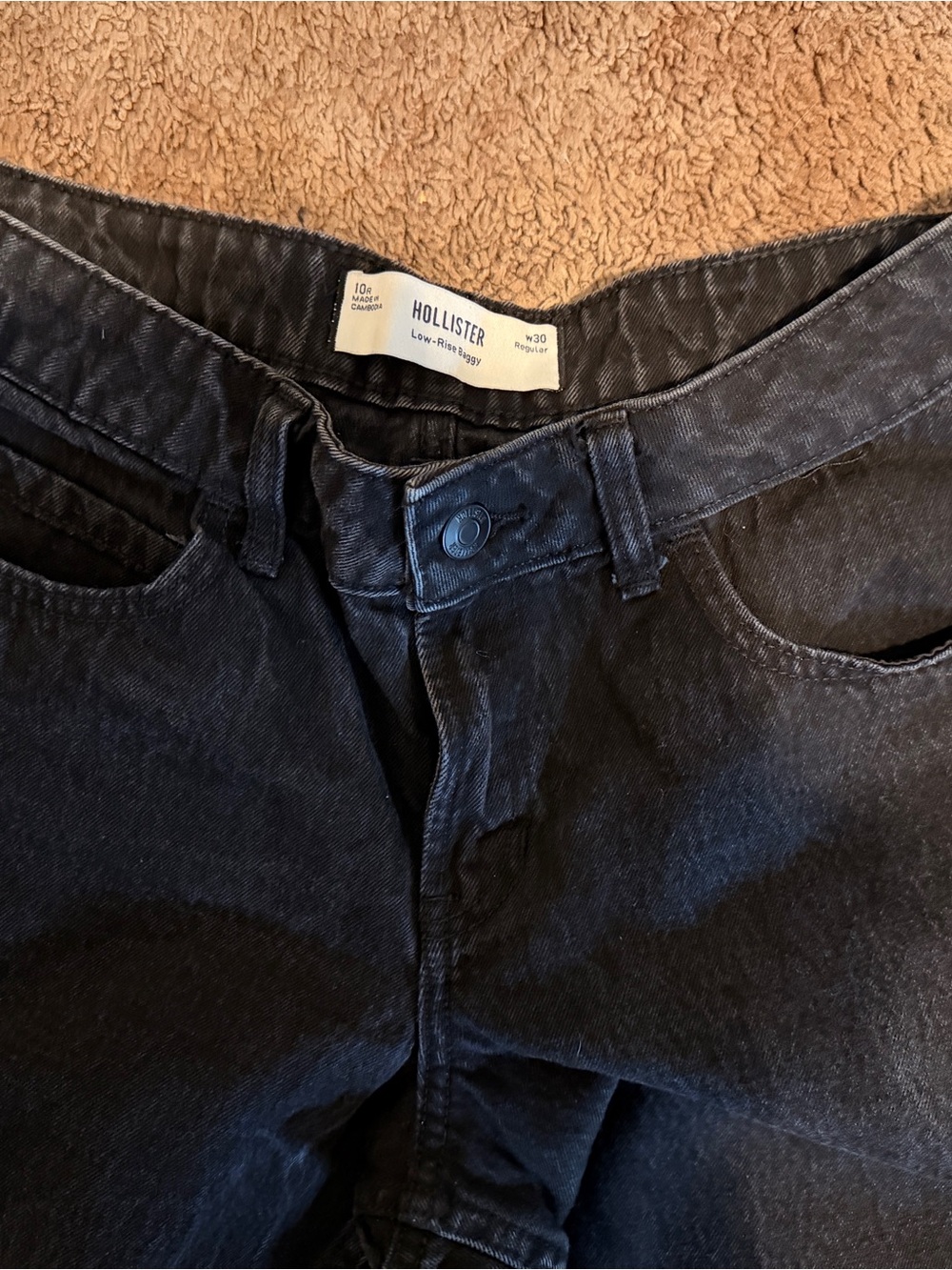 Hollister Women's Black High-Rise Stretch Jeans